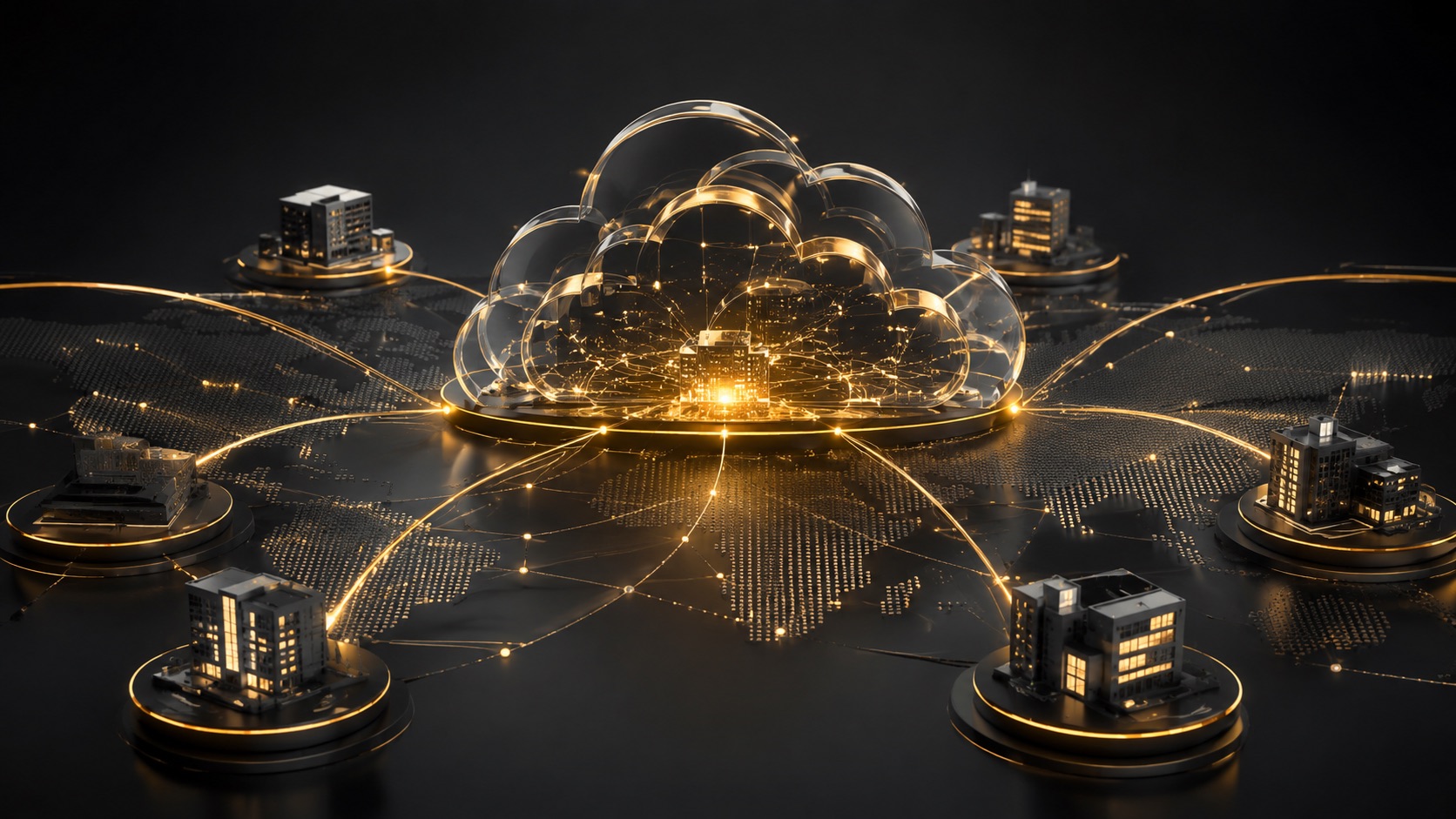 Conceptual cloud services service scene