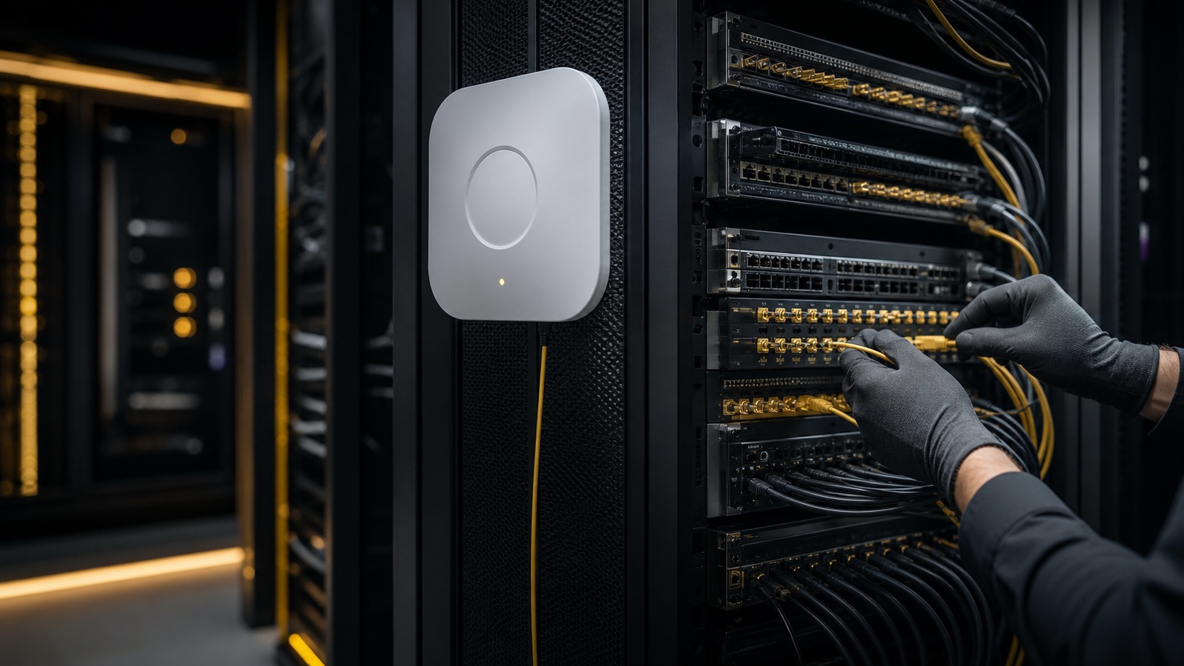 Conceptual network deployments service scene